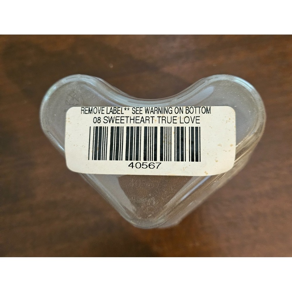 Longaberger Basket Protector Sweetheart True Love Clear Plastic 2008 Retired